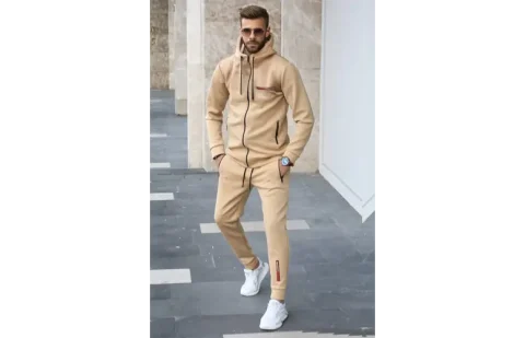 Beige Tracksuit für Herren
