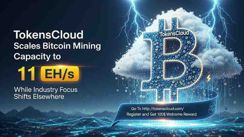 TokensCloud skaliert Bitcoin-Mining-Kapazität